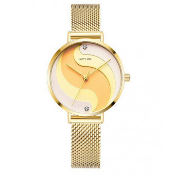 Bend Steel White Dial, Gold...