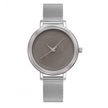 Minimal Malla Dial Gris,...